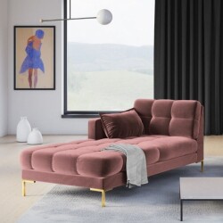 Acton Divan + Bench - Tünd Qırmızı - 1