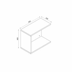 Adaliz Jurnal Masası - Cəviz - 6