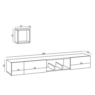 Avior Tv Stend - Meşe - 5