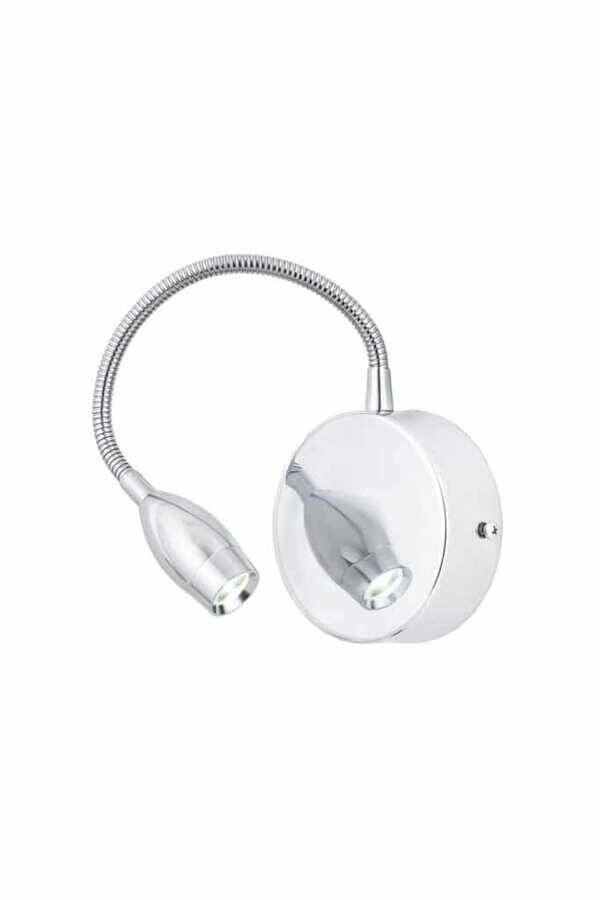 Krom Kaplama Bra Aplik LED Metal 16x7cm - 1