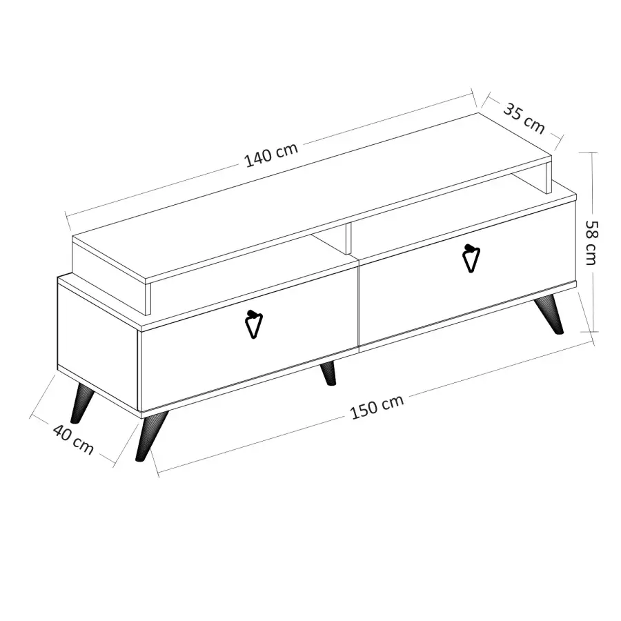 Beril Tv Stend - Cəviz - 5