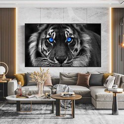 Blue Eyed Lion Kətan Tablo - 1