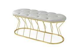 Chester Kum Saati Metal Ayaq Bank Bench 90cm - 1