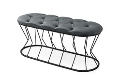 Chester Kum Saati Metal Ayaq Bank Bench 90cm - 2