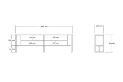 Cube Tv Stend - Cəviz - 5