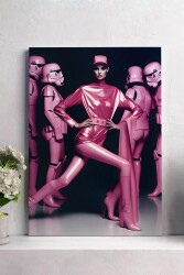 Dans Eden Pembe Stormtrooper Kanvas Tablo - 2