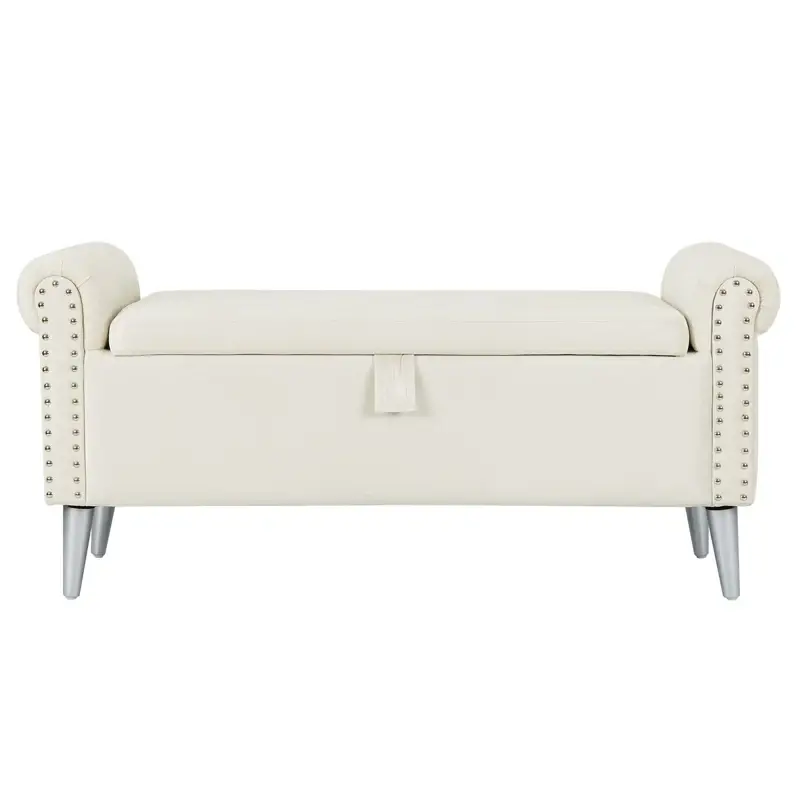 Dastra Bazalı Bench - Bej - 6