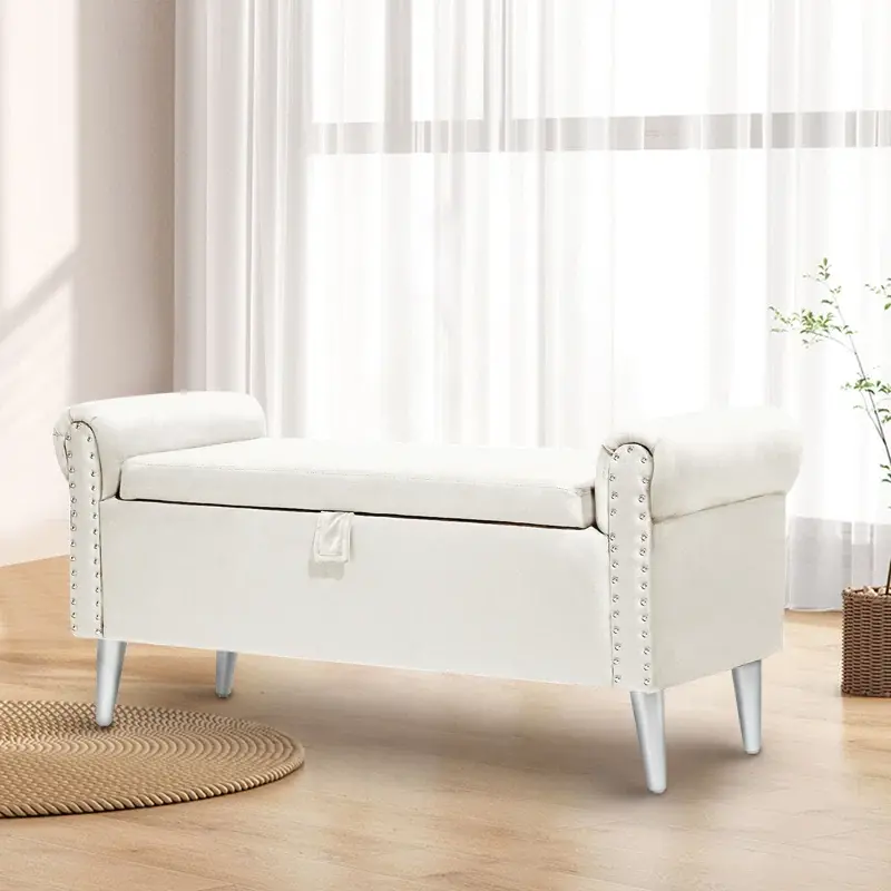 Dastra Bazalı Bench - Bej - 1