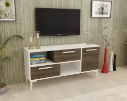 Dream Tv Stend - Ağ/Cəviz - 2