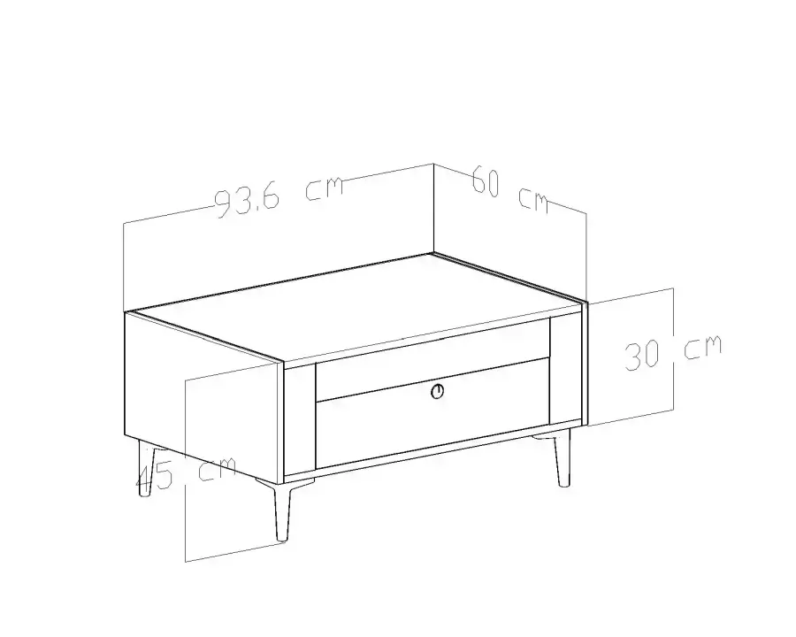 Arch Jurnal Masası - Cəviz/Qara - 3