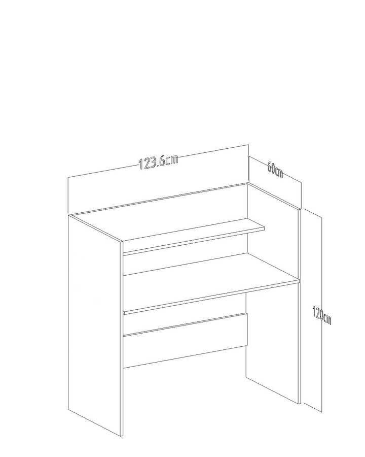 Felina Home Çalışma Masası - Ağ - 3