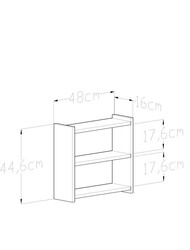 Lily Çox Məqsədli Rəf - Teak - 2