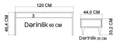 Mira Jurnal Masası - Sonomo-Antrasit - 6