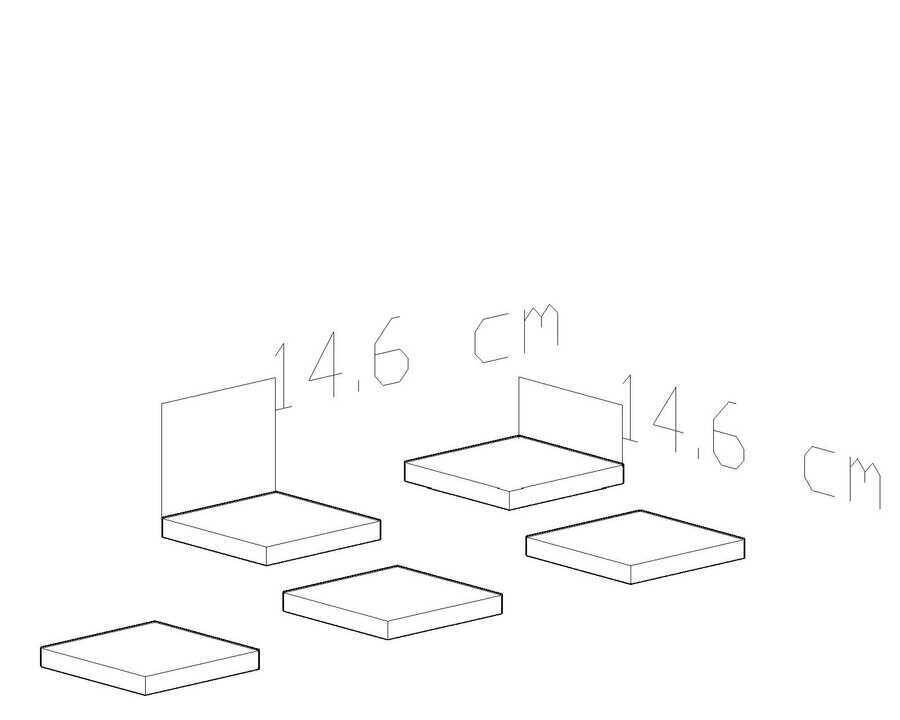 Root Divar Rəfi - Ceviz - 2