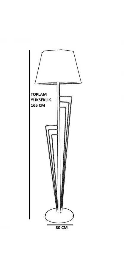 Kelebek Eskitme Torşer Prizma Hardal Abajurlu - 3