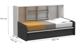 Life Sofa Divan Smart Ağıllı Çarpayı - Ağ - 3