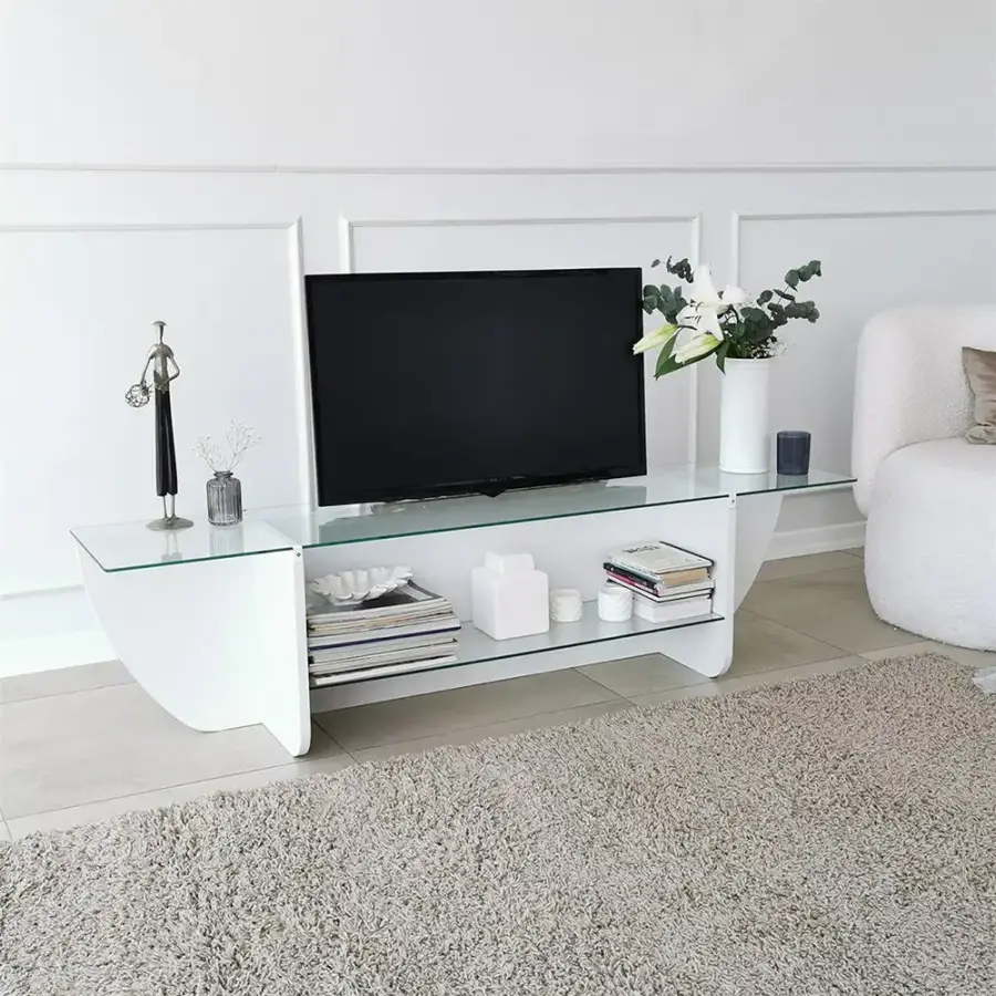 Lily Tv Stend - Ağ - 3