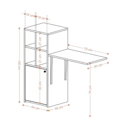 Mixa Çox Məqsədli Dolab - Meşə - 3