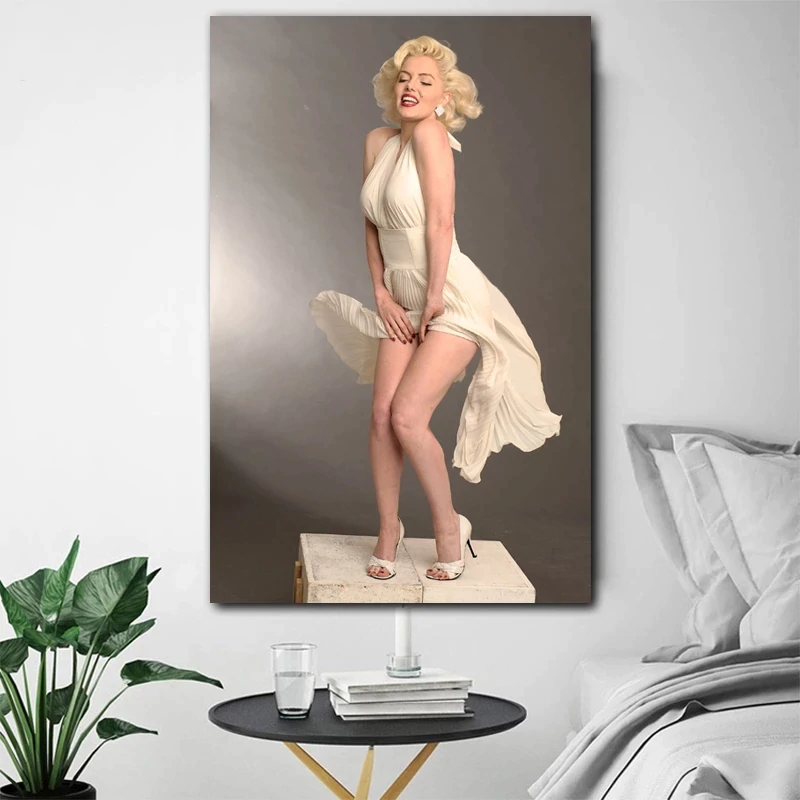 Modern Art Marilyn Monroe Kətan Tablo - 1