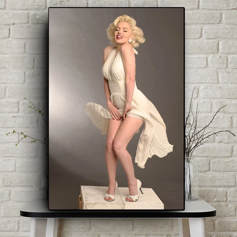 Modern Art Marilyn Monroe Kətan Tablo - 3