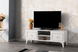 Modern Tərz Yüksek Ayaqlı Tv Stendi 130cm - 1