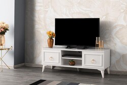 Modern Tərz Yüksek Ayaqlı Tv Stendi 130cm - 5