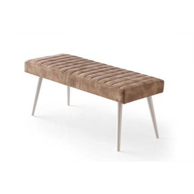 Mutfak Bank Bench Oturma Markiz 110cm Kahve Kumaş - 2