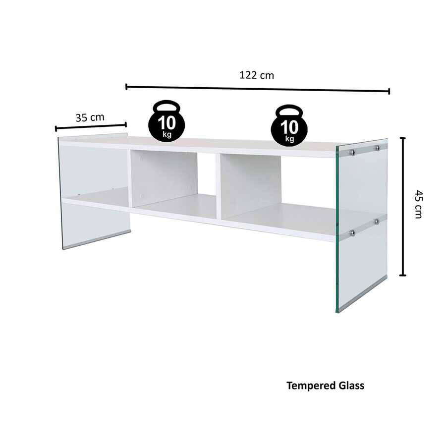 Majör Tv Stend Beyaz 120 cm TV400 - 5