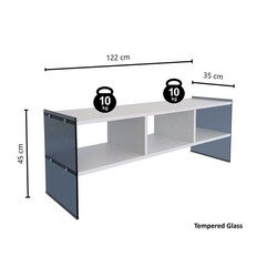 Majör Tv Stend Beyaz 120 cm TV401 - 6