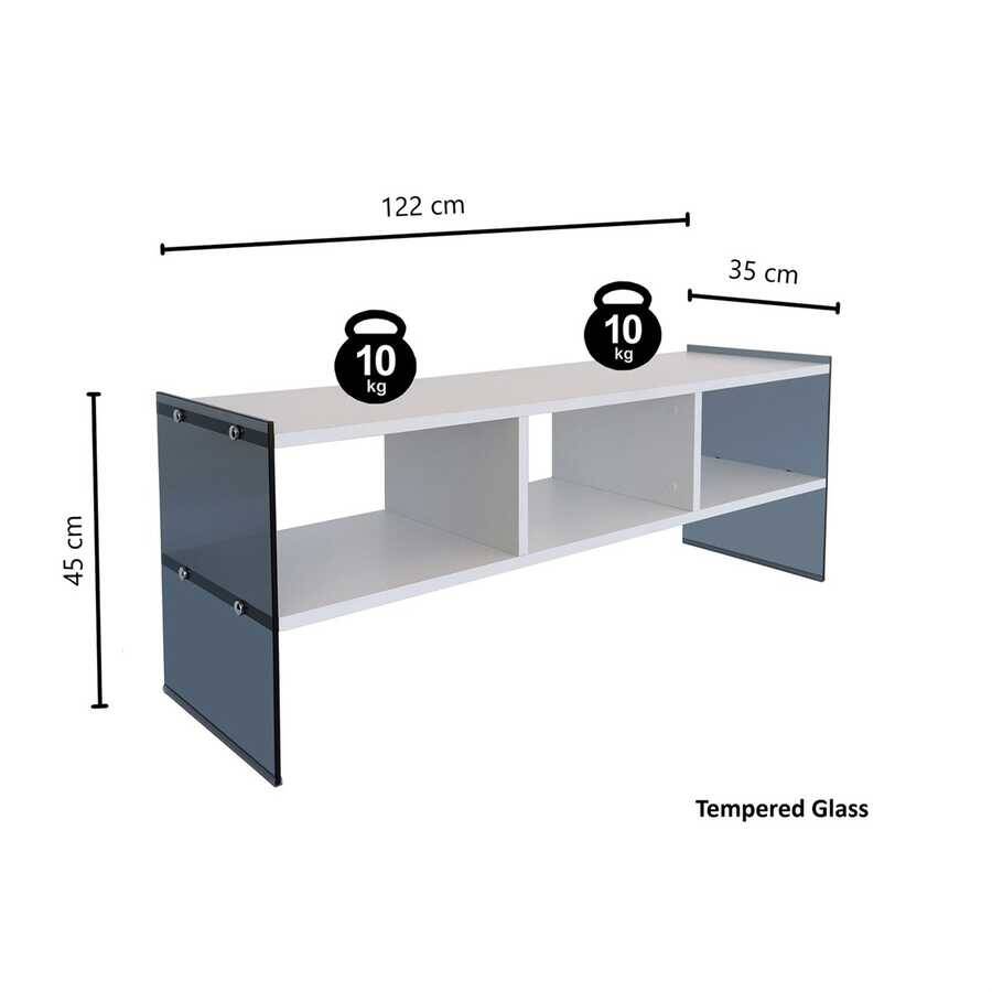 Majör Tv Stend Beyaz 120 cm TV401 - 6