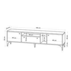 Penny Tv Stend - Meşe - 5