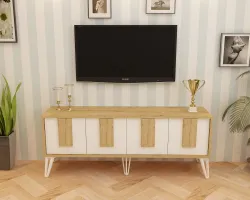 Piano Tv Stend - Meşə/Ağ - 1