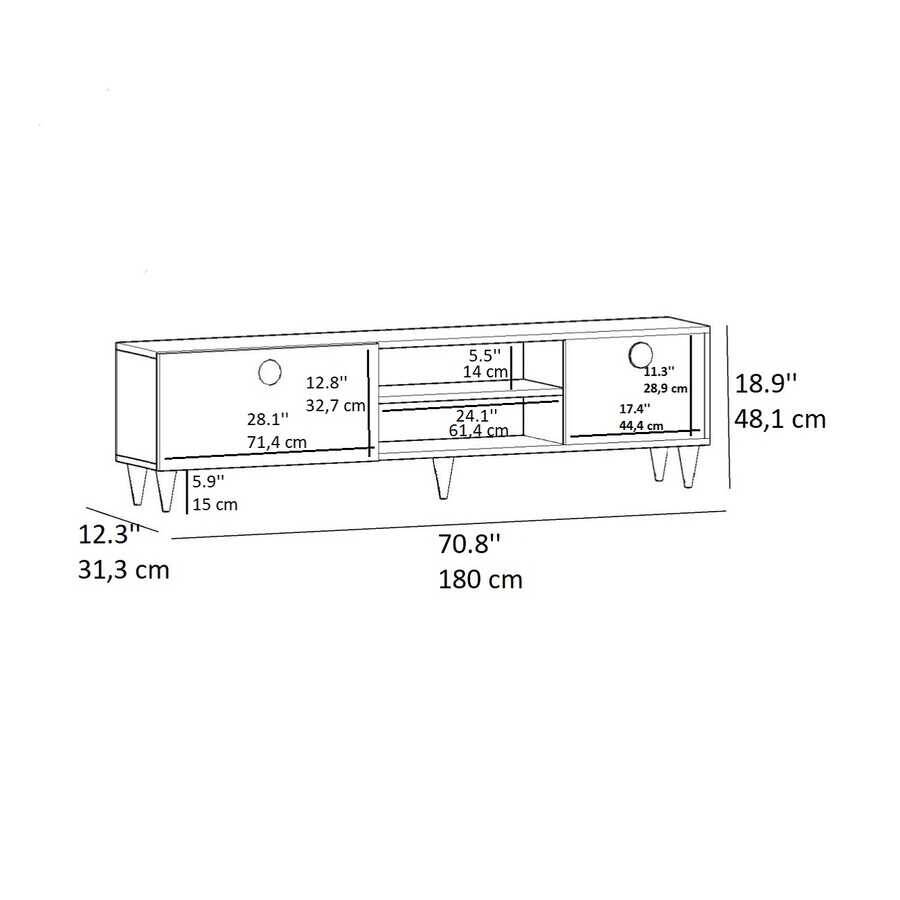 Pino TV Stend - Safir-Boz - 6