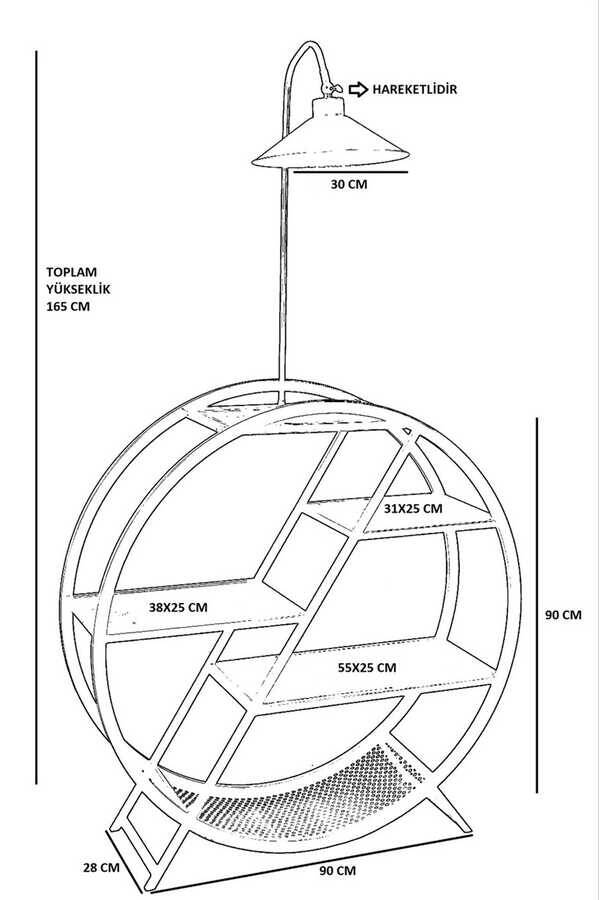 Plüton Ceviz Torşer Metal Başlıklı - 4