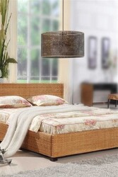 Rattan Ceviz Davul Çilçıraq - 3