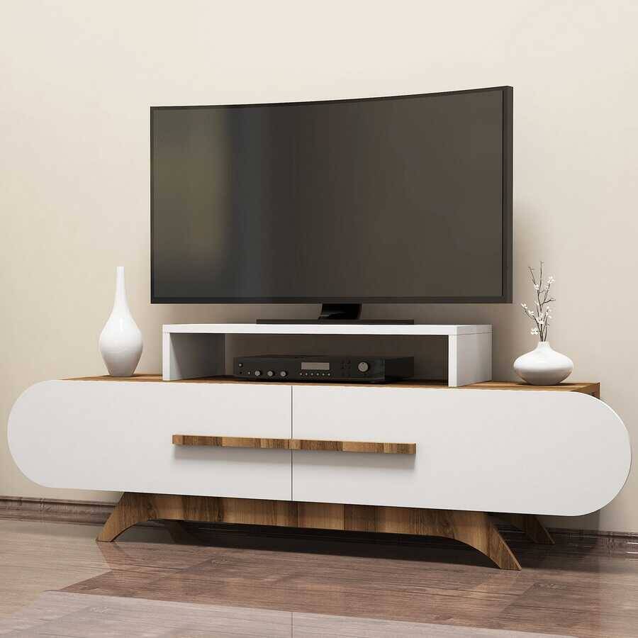 Rose Tv Stend - Ceviz / Beyaz - 2