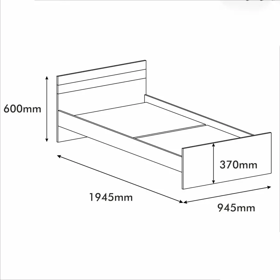 Serta Uşaq Otağı Mebel Dəsti + Çarpayı, Dolab, Çalışma masası, Tumba - Ağ/Antrasit - 11