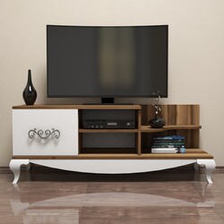 Sultan Tv Stend - Ceviz / Beyaz - 2