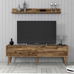 Valensiya 140Cm Tv Stend - Ceviz / Ceviz 