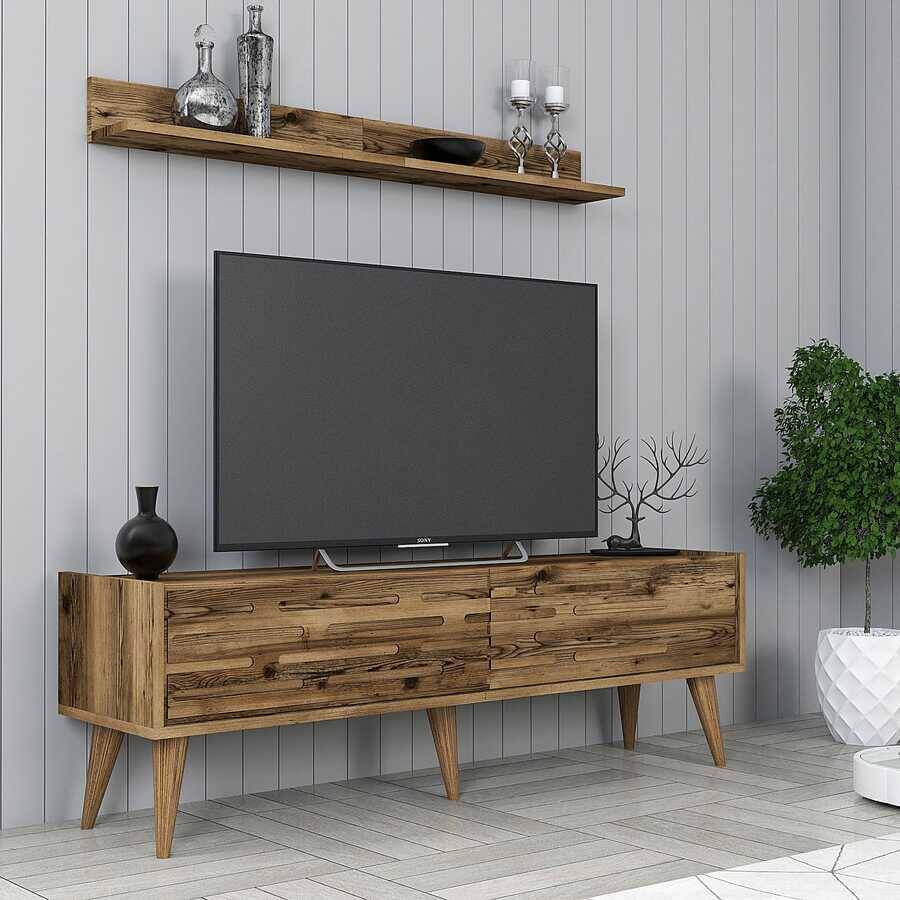 Valensiya 140Cm Tv Stend - Ceviz / Ceviz - 2