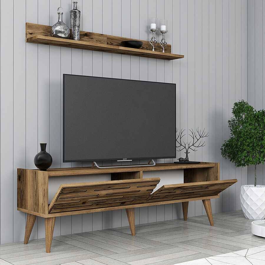 Valensiya 140Cm Tv Stend - Ceviz / Ceviz - 3