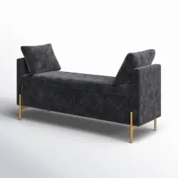 Vesta Bazalı Bench - Qara 